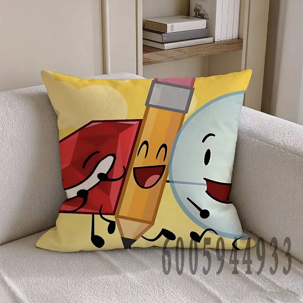 Battle for Dream Island Pillow Cover Home Decor Art Design Decor Pillowcase Cushion Cover for Bed Sofa Living Room IndoorOutdoor