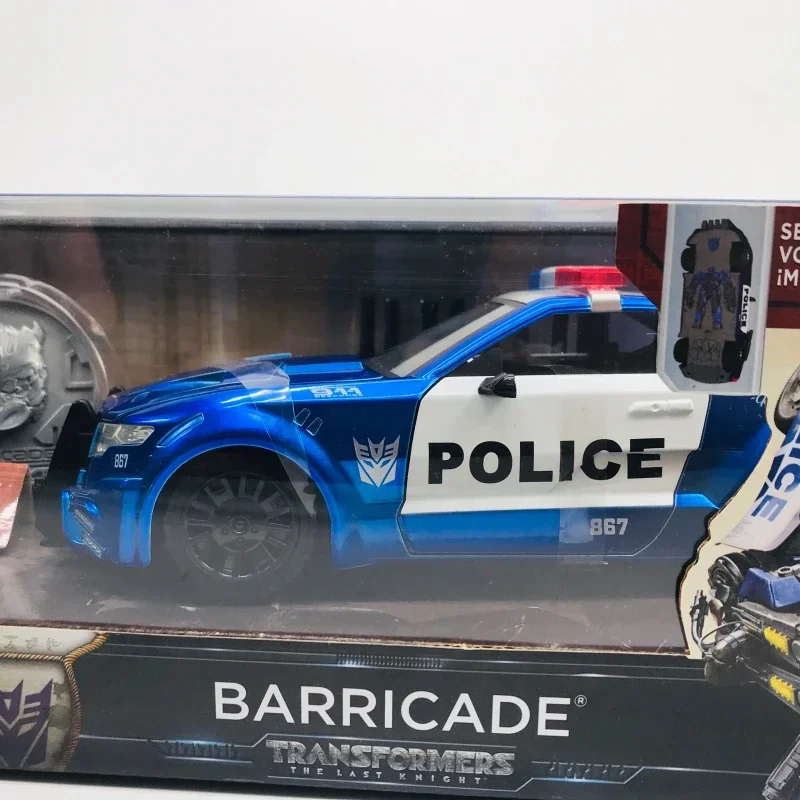 Jada 1:24 Transformers barricata auto della polizia alta simulazione pressofuso auto in lega di metallo modello di auto giocattoli per bambini