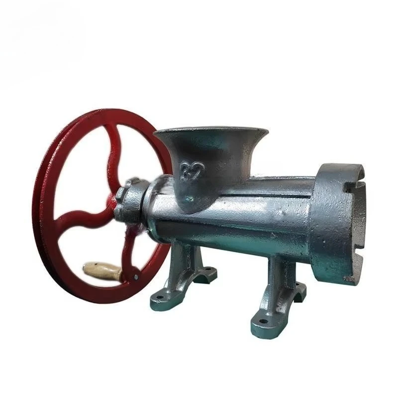 Manual Sausage Meat Grinder Slicing Cutter Meat Cut Mincer Slicer and Bone Crusher Grind Product Making Machine