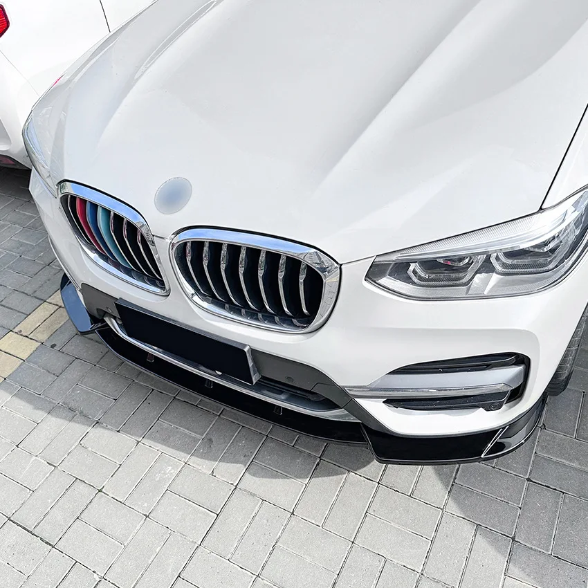 For BMW X3 F25 X4 F26 M Sport Front Bumper Lip Spoiler Splitter Diffuser M40i xDrive 20i 28i 30i 35i 20d 30d 35d 2014-2017 Trim