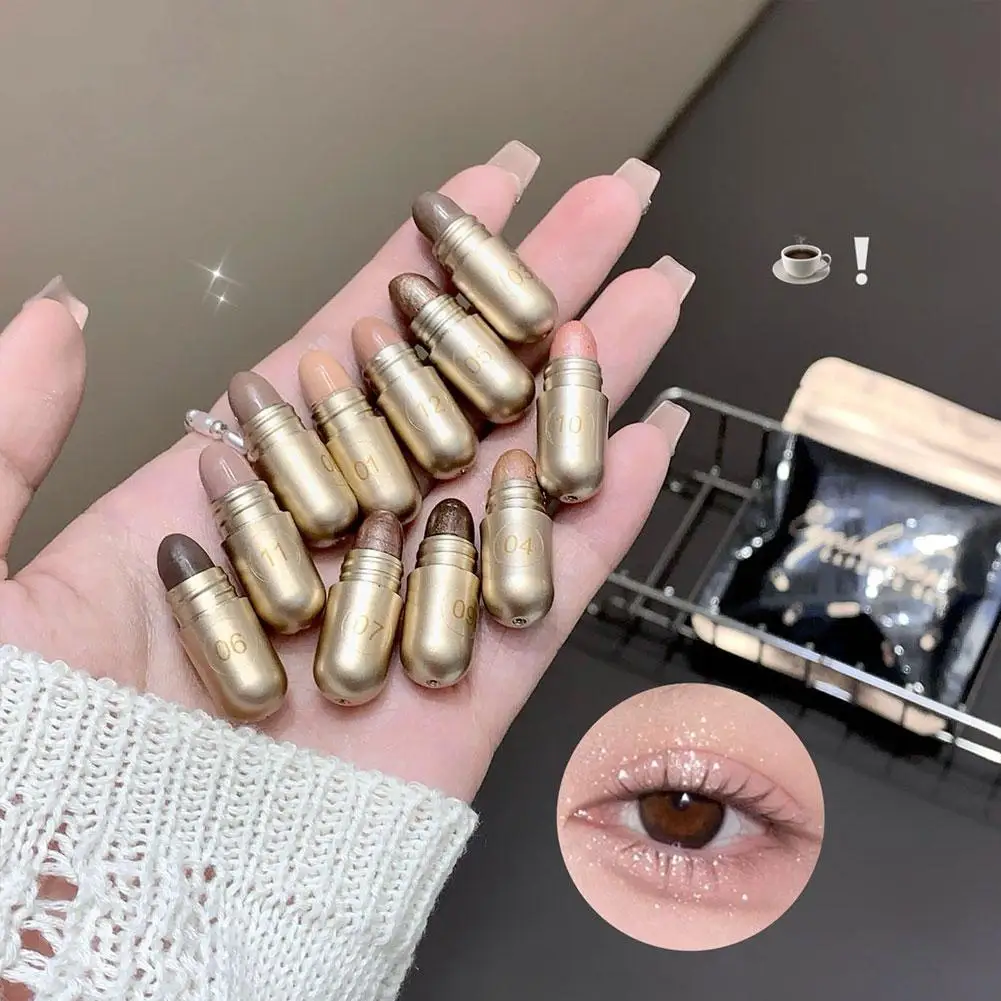 12색 매트 아이섀도우 매직 카사 캡슐 아이 세트 하이글로스 실크웜 스몰 골든 빈 번짐 방지 브랜드 아이 메이크업