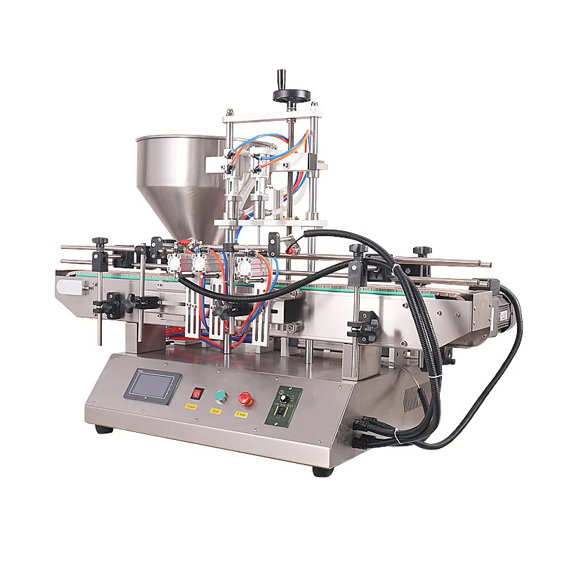 Automatic Desktop Small Bottle Filling Machine cos metic s kin Cream Liquid Filling Capping And Labeling Machine