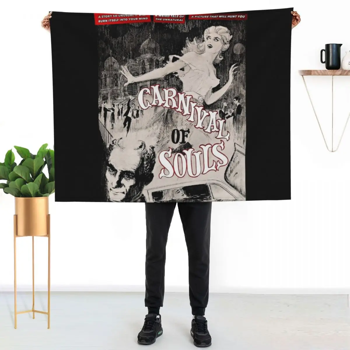 CARNIVAL OF SOULS Throw Blanket Bed Sofas Picnic Nap for winter Plaid on the sofa Blankets