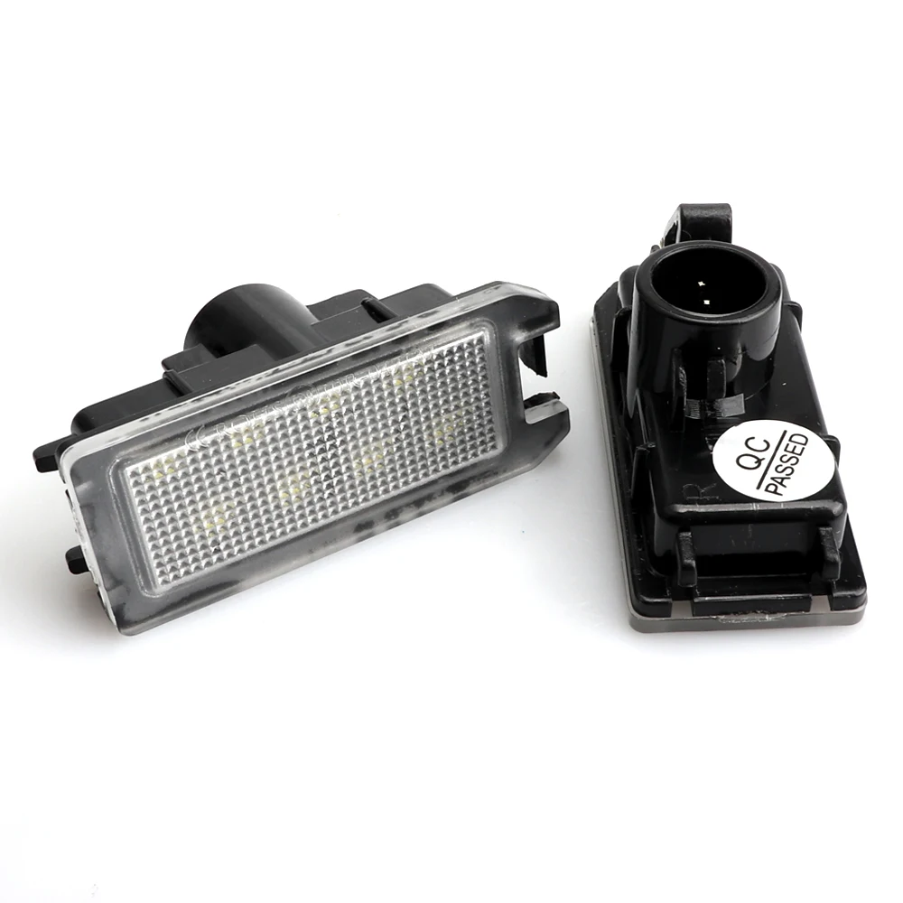 For 14-20 Year Jeep Compass Patriot Grand Cherokee Dodge Viper LED Car License Plate Lights
