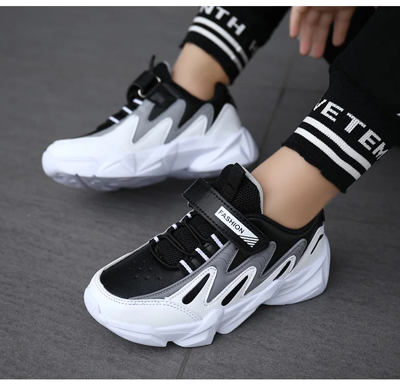 Kinder Casual Jungen Basketball Schuhe Weiche Sohle Kinder Schuhe Non-slip Turnschuhe Schuhe Outdoor Student der Kinder Sport Walking schuhe – Detail 6