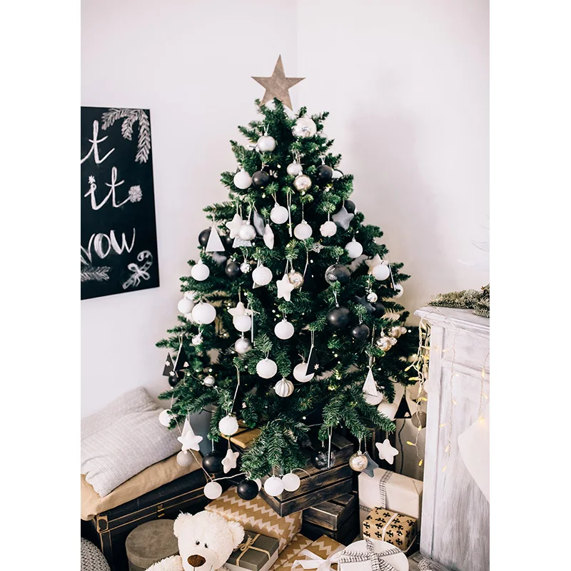 Fondos de fotografía navideños para niños, telón de fondo para estudio fotográfico, accesorios para sesión fotográfica, regalo de árbol, YDH-02