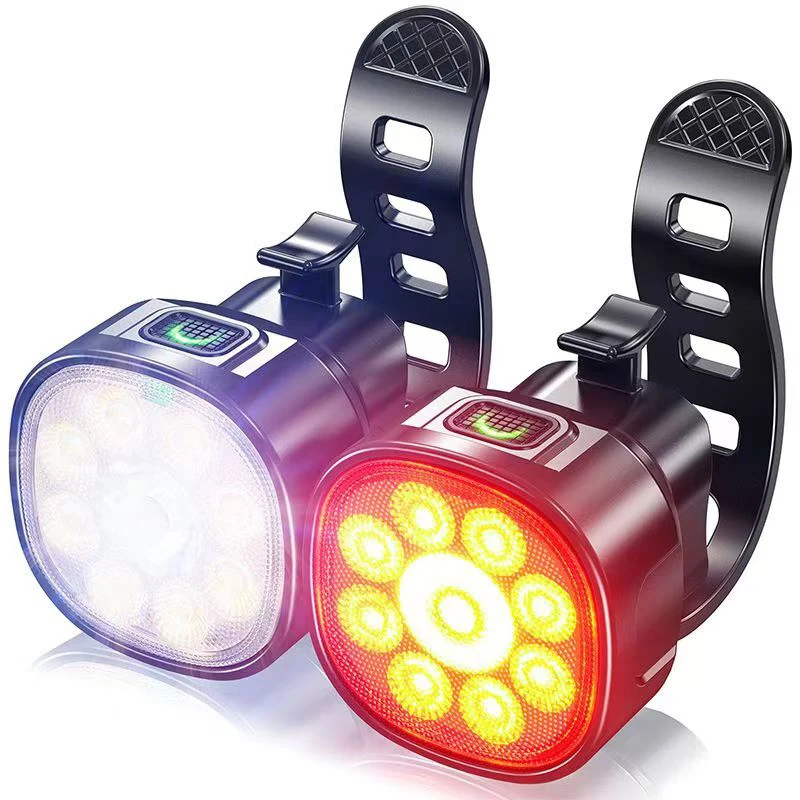 AliExpress NONE BUCKLOS Bike Light USB Rechargeable Bike Light Front Back Bright Cycling Lamp Waterproof Bicycle Light for Road Mountain Bike