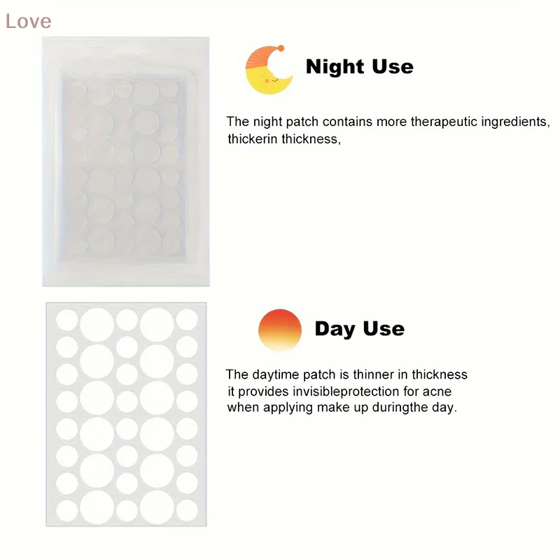 

360Pcs/set Face Skin Care Acne Pimple Patch 2 Sizes Invisible Professional Healing Absorbing Spot Sticker Covering For Men Women
