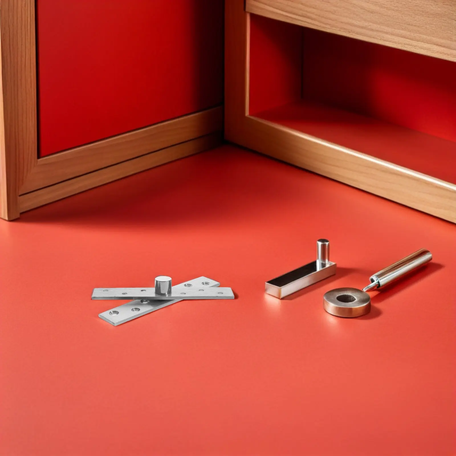 

6 шт. скрытых дверных петель-шарниров, сверхмощные, с вращением на 360 градусов, из нержавеющей стали, невидимая скрытая система для секретных дверей