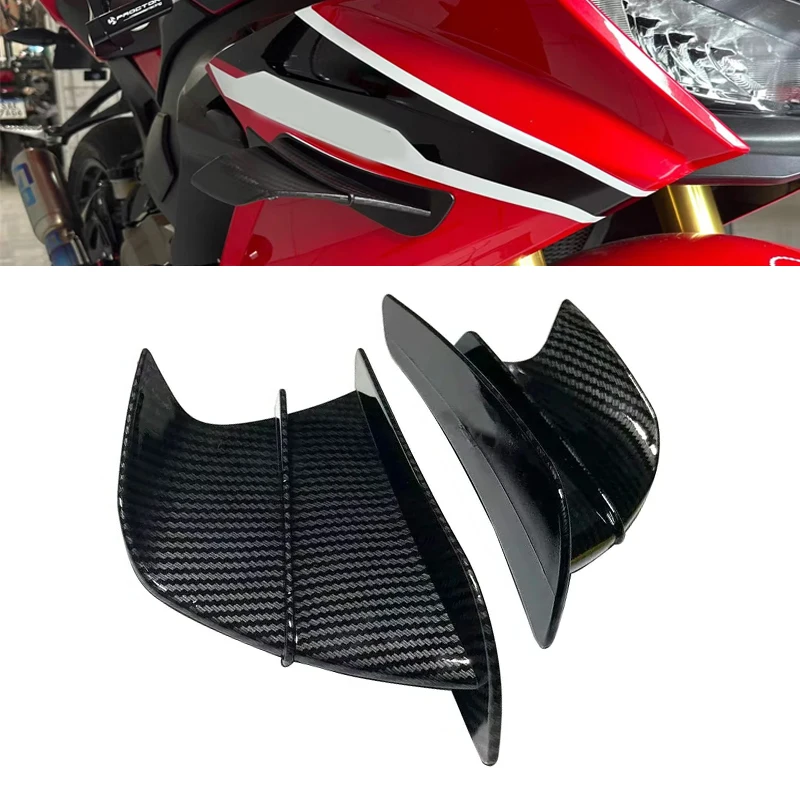 For Yamaha YZF R1 R6 R25 R7 for Bmw S1000R S1000RR S 1000 RR/R 1000R 1000RR Motorcycle Spoiler Wing Aerodynamic Winglet