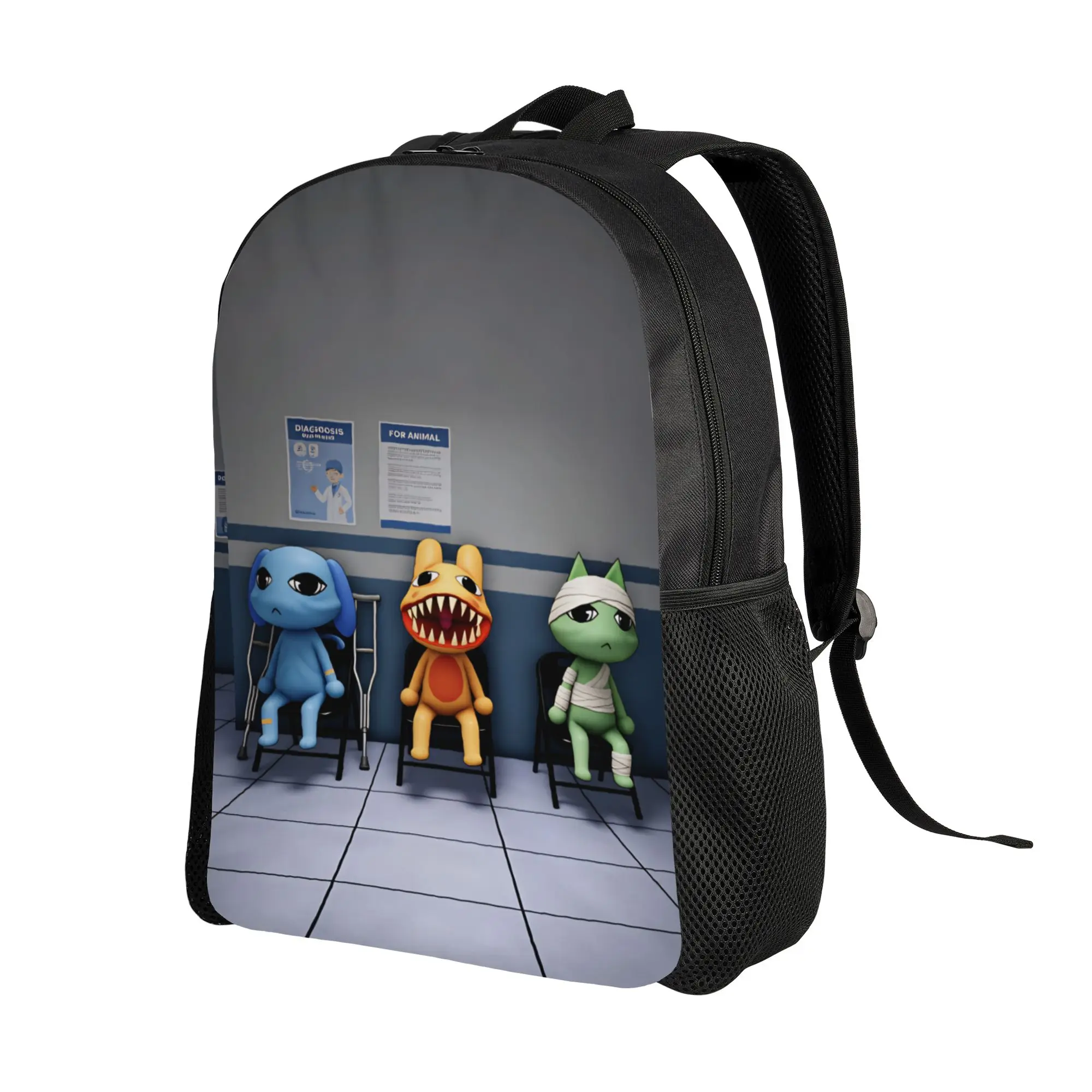 Animal Hospital Anomaly Backpack  University Backpacks Men Designer Lightweight High School Bags Stylish Rucksack