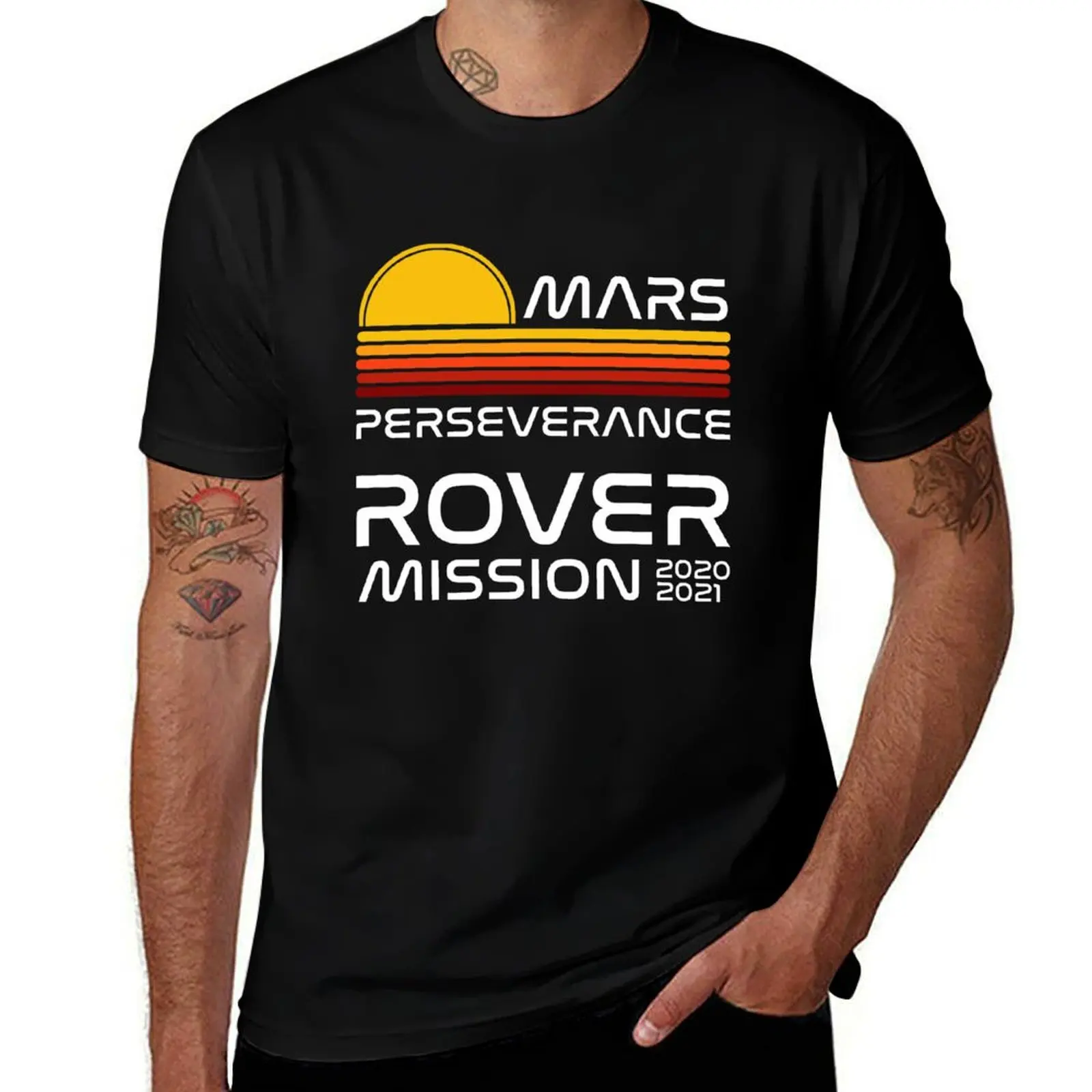 T-shirt Perseverance Rover, haut décontracté à manches courtes pour les vacances