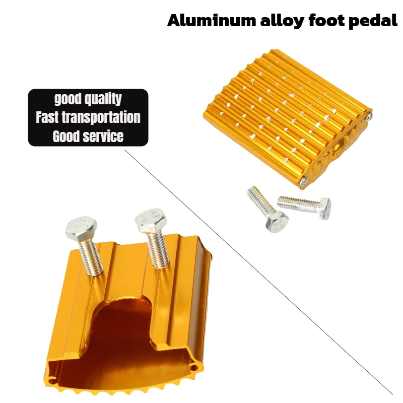 Three-wheeled motorcycle pedal modification accessories, brake pedal anti-skid pedal universal aluminum alloy brake coverHOT