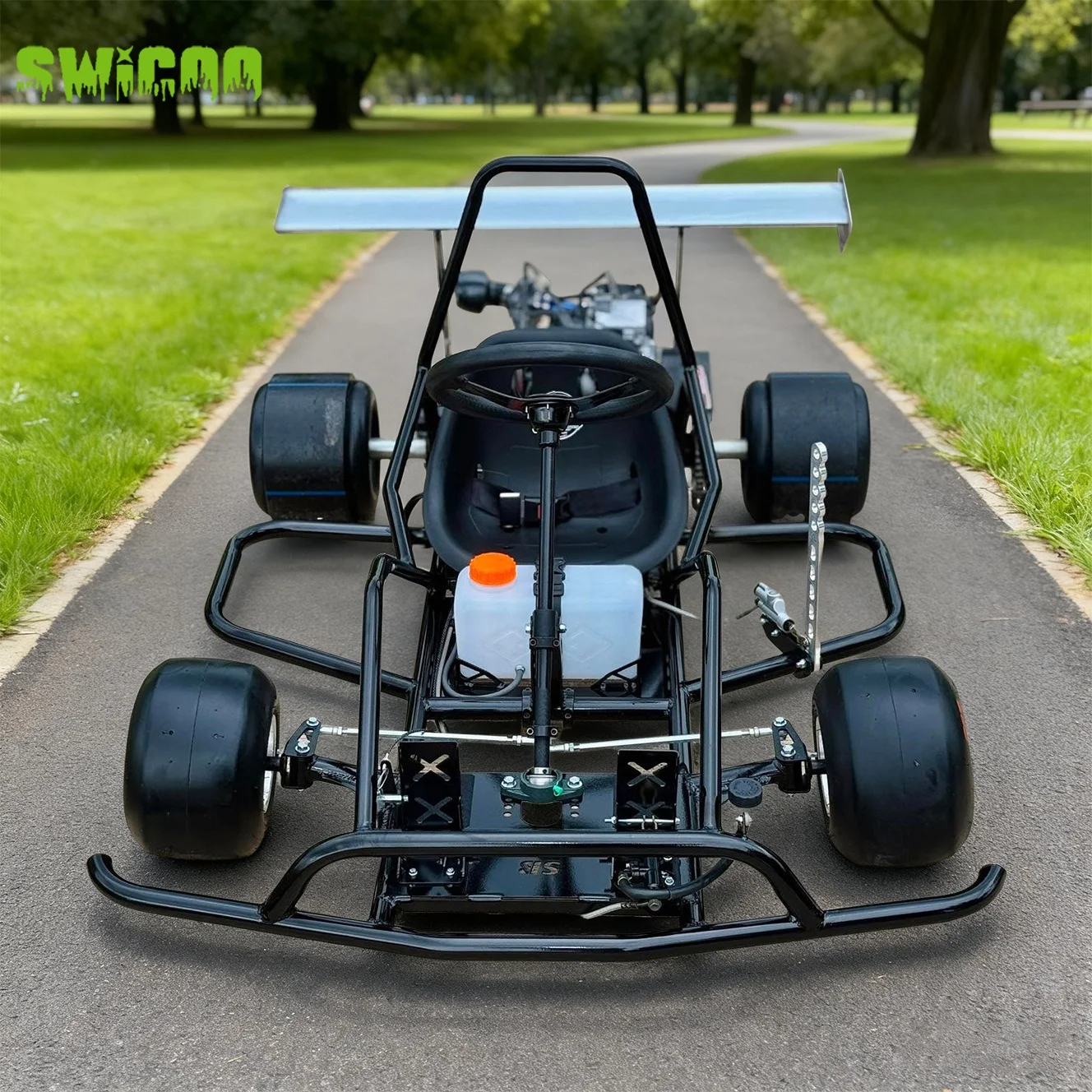 High Performance 2200W Go Kart Sightseeing Bus Scenic Spot Transport Safe Easy To Control For Adventure Experience
