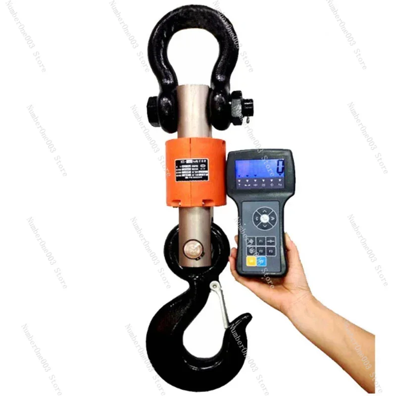 3T/ 5T/10T Wireless Electronic Crane Scale Wireless Printing Crane Scale Hook Called Driving Scale