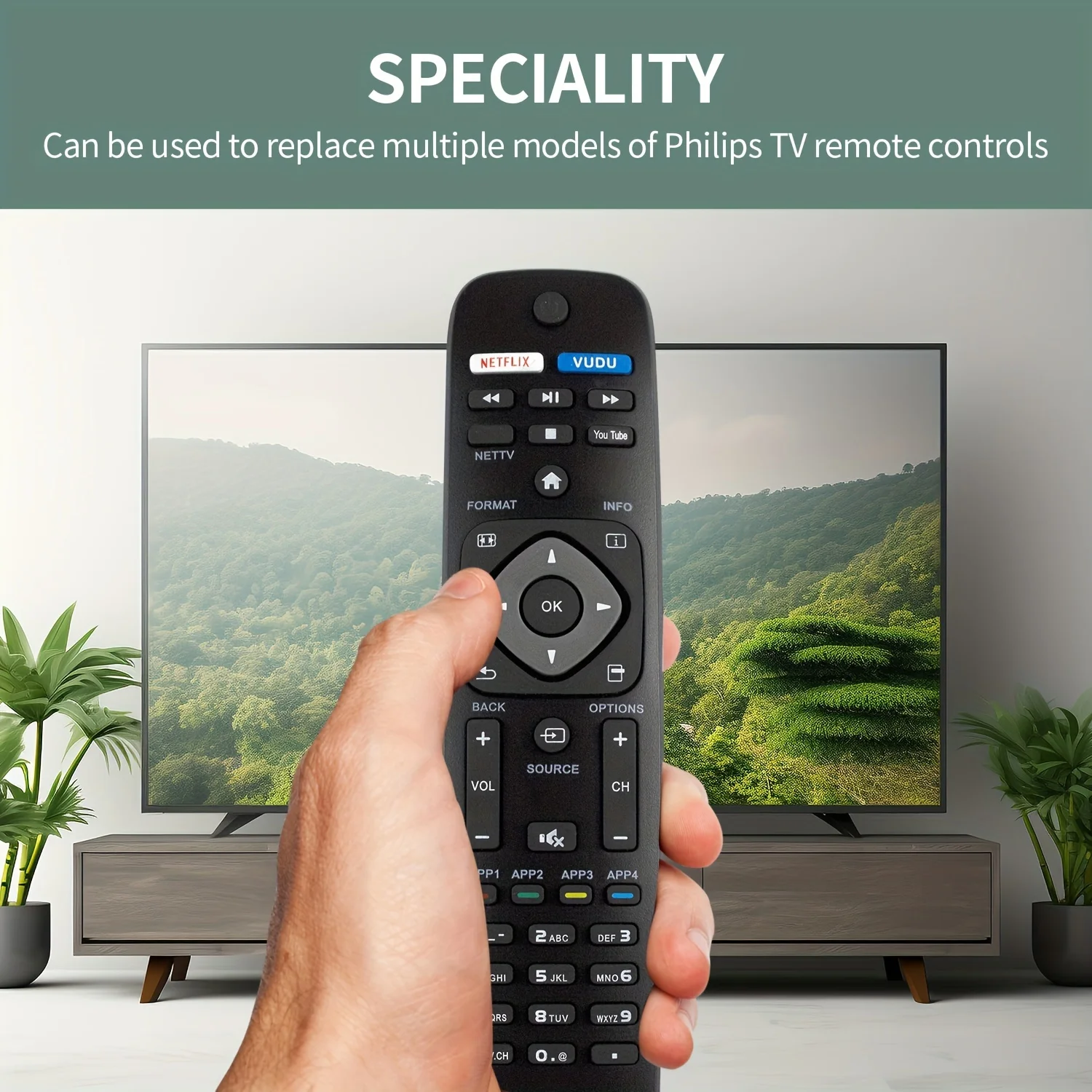 Remote Control NH500UP NH500UW NH503UP for Philips 4K Ultra HD Smart TV 32PFL4902/F7 40PFL4901/F7B 75PFL6601/F7 50PFL5602 43