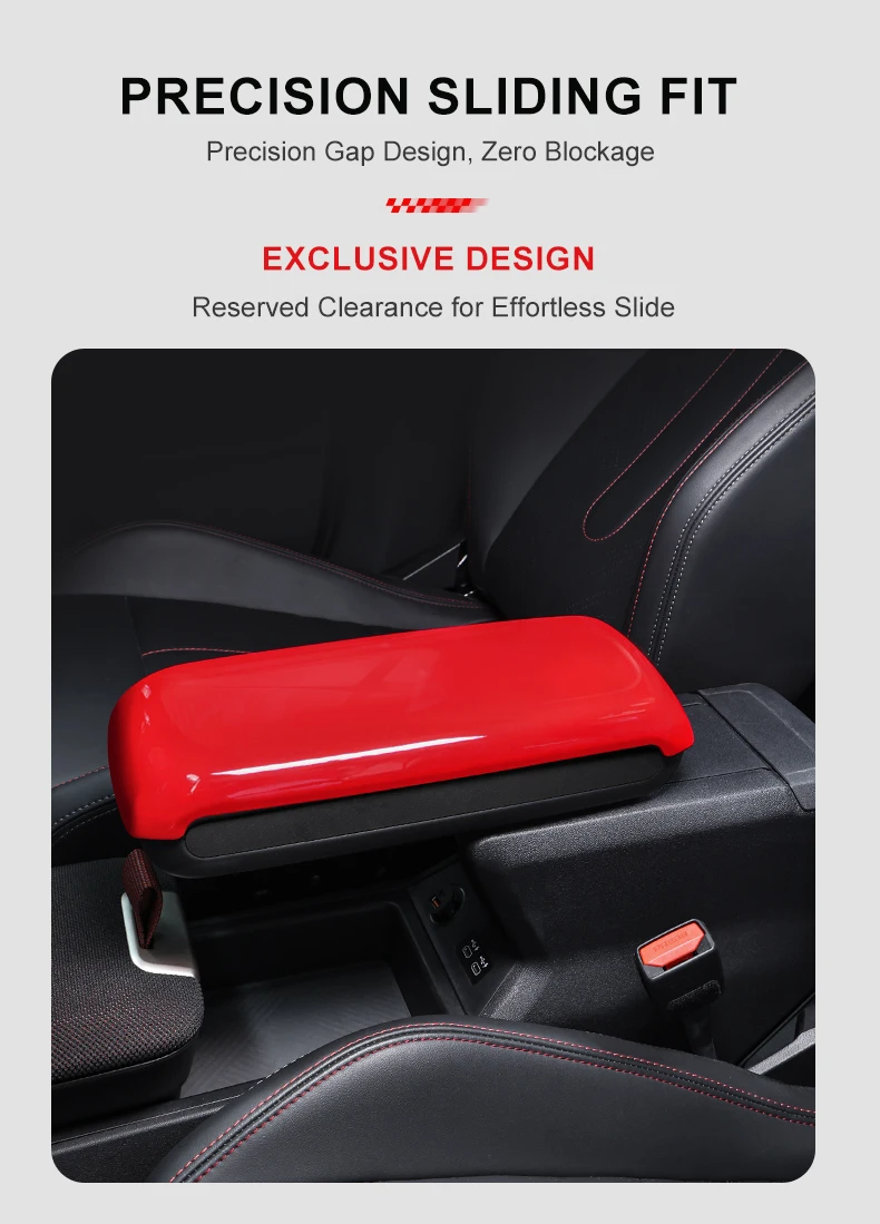 Für MINI Countryman U25 Auto Mittelkonsole Aufbewahrungsbox Armlehnenabdeckung ABS Kratzfest Auto-Innenausstattung Zubehör – Detail 9