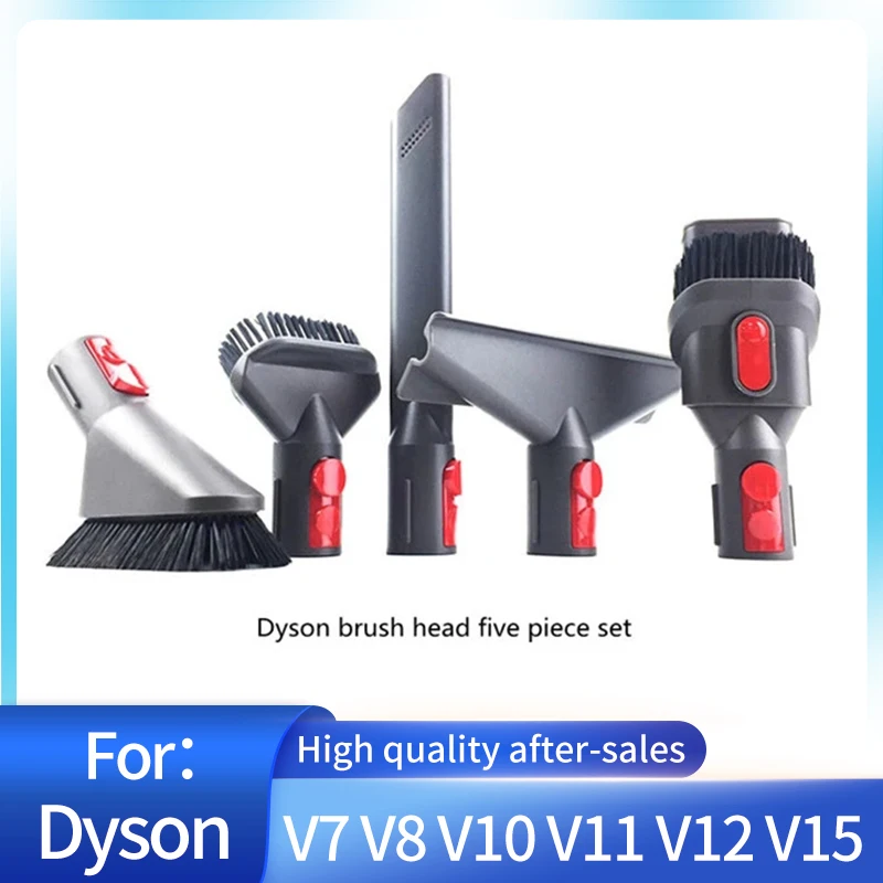 For Dyson V7 V8 V10 V11 V12 V15 Vacuum Cleaner Lat Suction Head Mattress Brush Head Round Brush Soft Brush