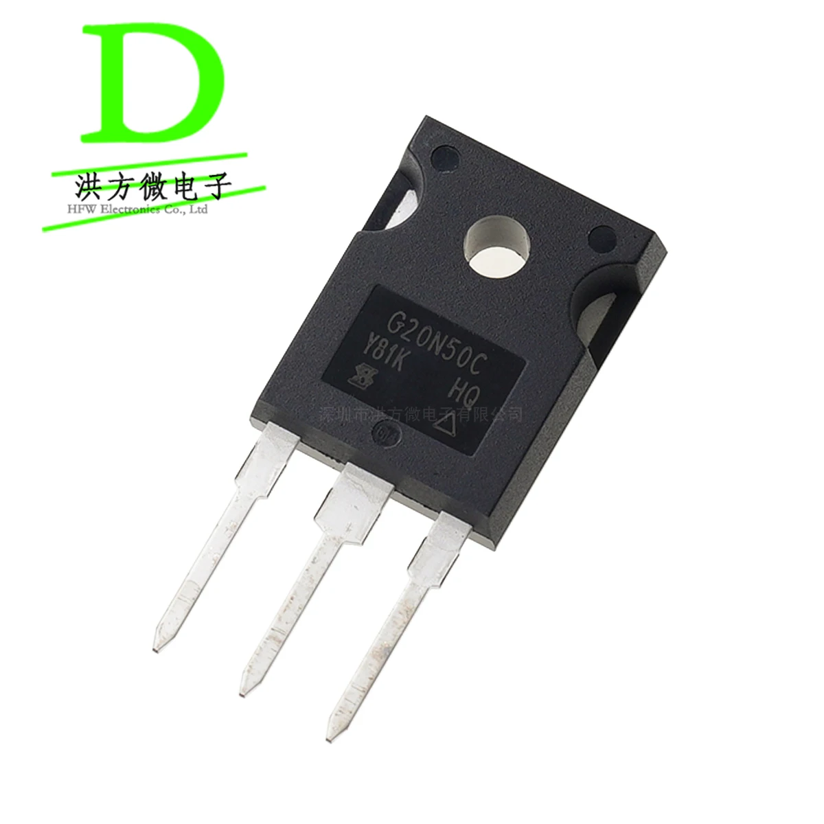 오리지널 MOSFET N-CHANNEL, 500V 20A, TO247AC SIHG20N50C-E3, 신제품