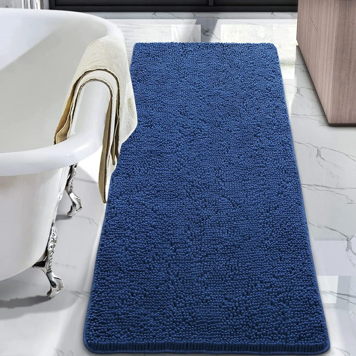 Non-slip super absorbent Bath mat Soft pile Foot mat Bathroom rug carpet Bathtub Mat for bathroom accessories house floor mats