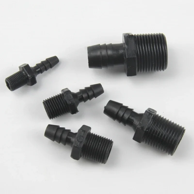 PE Male Hose Fittings Barb Tail Connector NPT 1/8