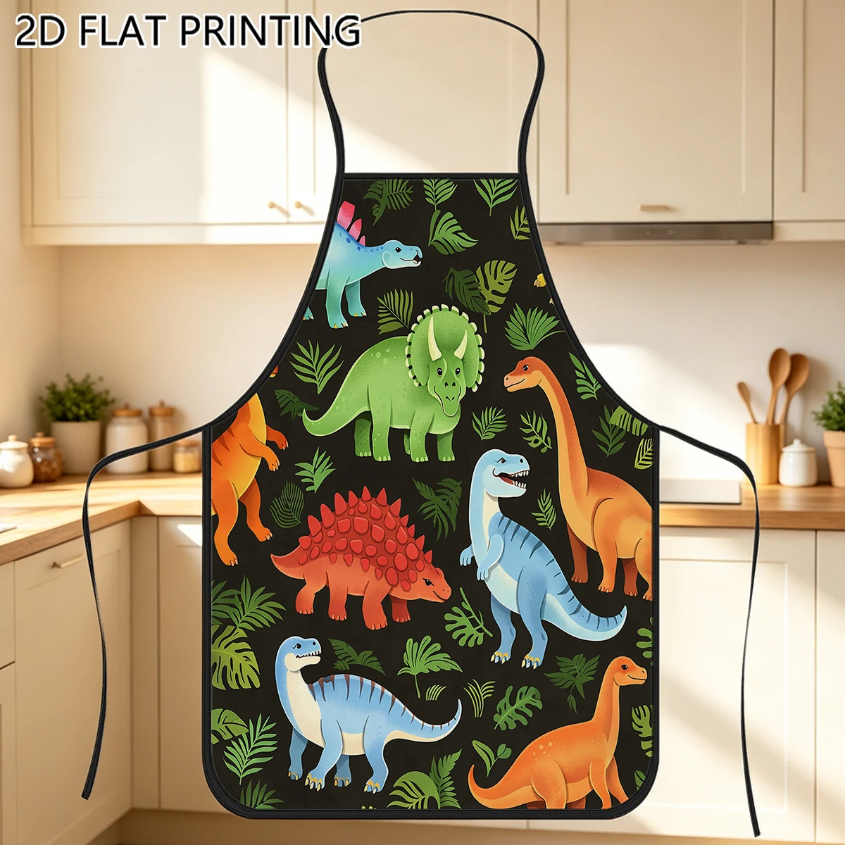 Home Cooking Chef - 1 tablier à motifs colorés de