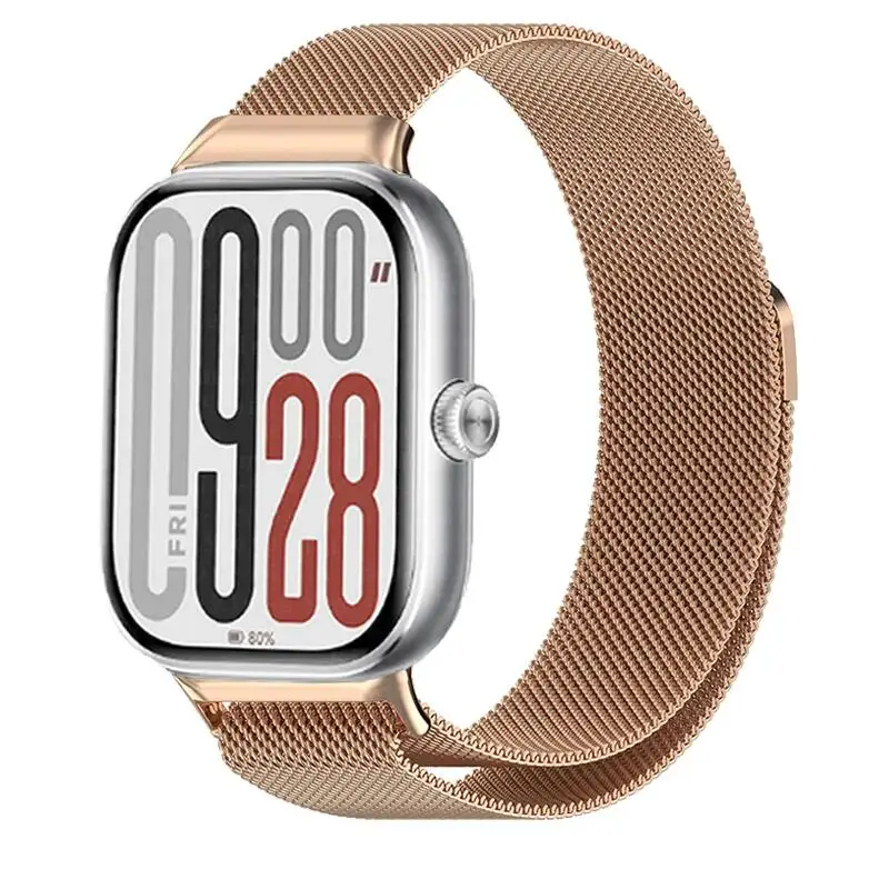 Milanese Loop Band Für Redmi Uhr 6 4 5 Smartwatch Armband Für Xiaomi Mi band 9 Pro 8 pro Armband metall Strap Zubehör – Detail 3