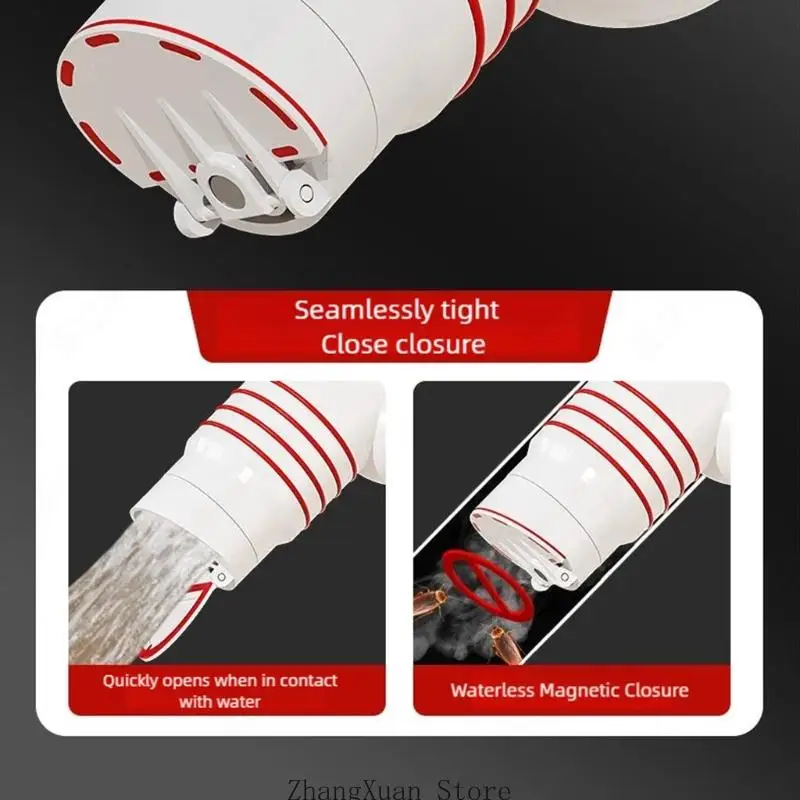 

45 Degree Angled Sink Drainage System Corrosion Resistant Plastic Easy Install Sink Drain Leak Proof Sink Connector 3XUF
