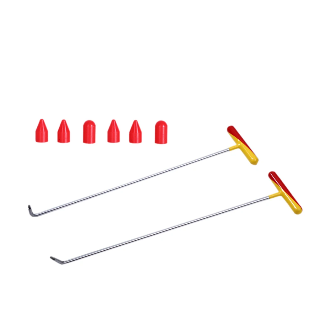 

8pcs Paintless Dent Removal Rods Kit With Replaceable Heads Tool Dent Hail Repair Tools With High-Strength Handle