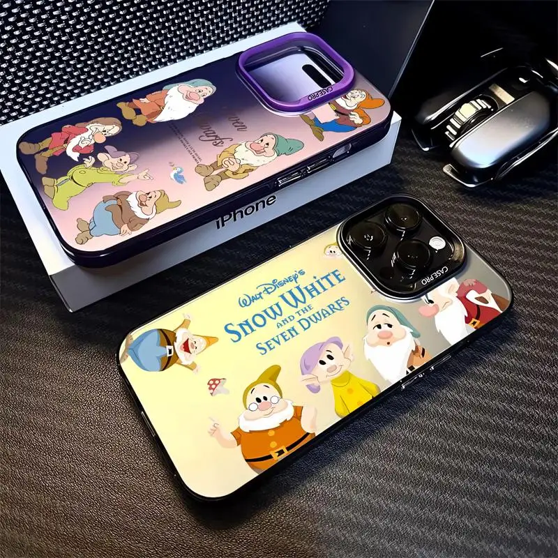 Disney Snow White Dopey Doc phone cases for Apple iphone 14 pro max case 15pro 16 13 funda iphone 11Pro 16plus 12Pro Soft Cover