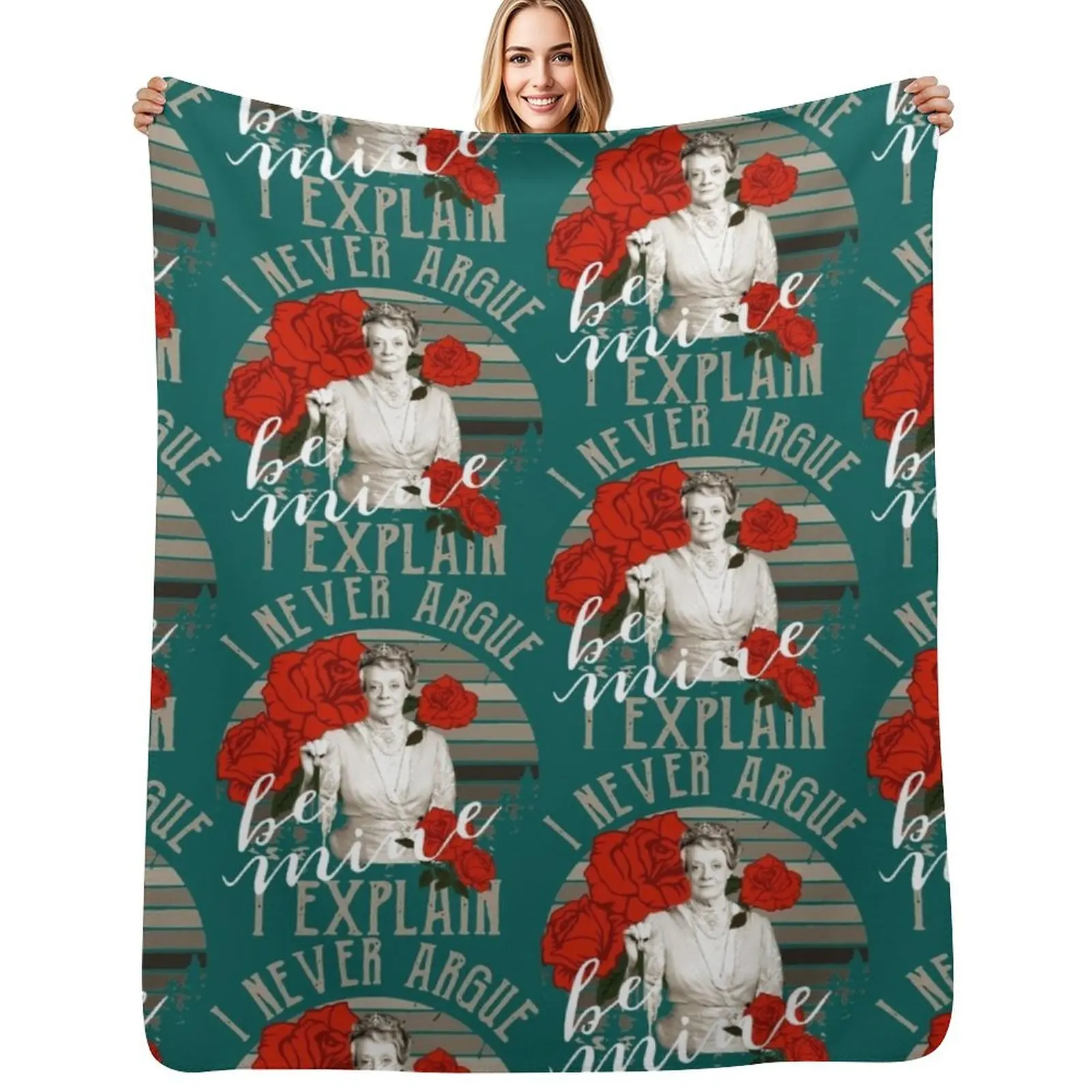 

downton noble Throw Blanket Multi-Purpose Hairys Sofa Quilt Hair Blankets