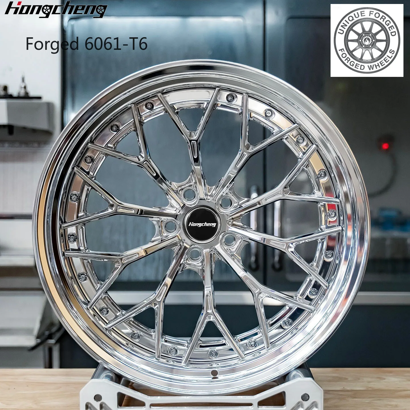 26 Style Full Chrome Shinny Two Piece Three Piece Forged Wheels 18 -24 Inch 5x114.3 5x112 5x130 Chrome Rims