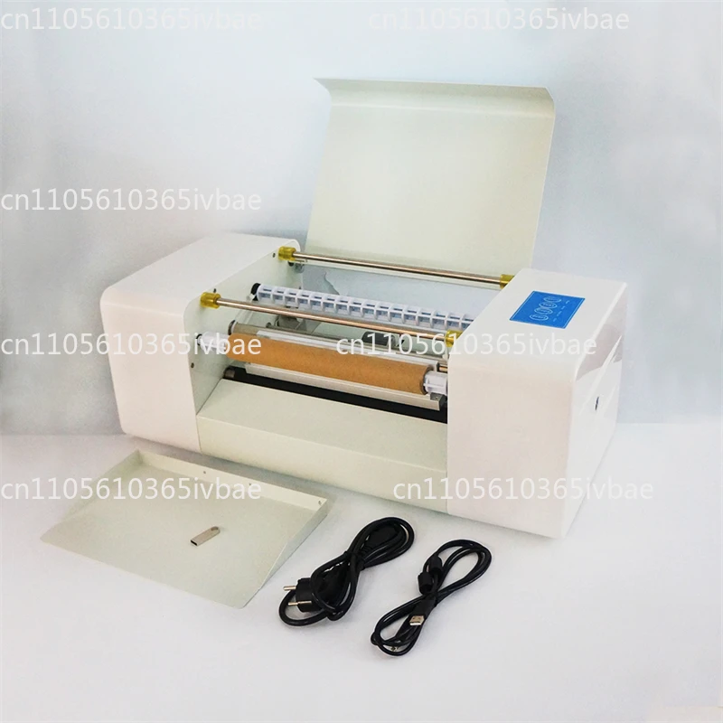 400W Low Temperature Hot Embossing 360mm Feed Width Coreldraw Software 300DPI Resolution LY400A/B/C/D Aluminum Foil Embossing