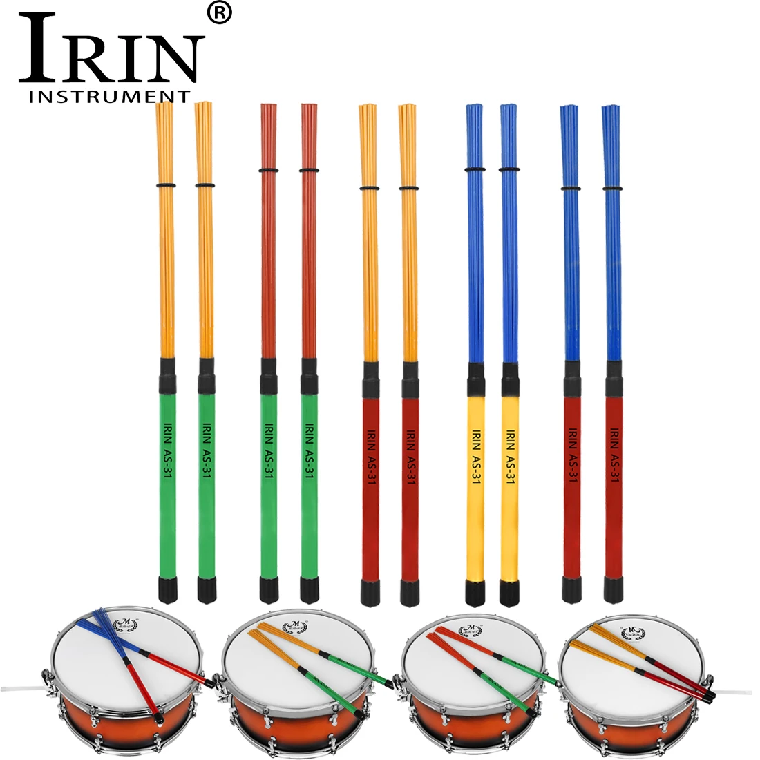 irin-as-31-baqueta-escovas-tambor-escovas-pacote-de-nailon-varas-de-alta-resistencia-liga-aluminio-lidar-com-acessorios-de-percussao