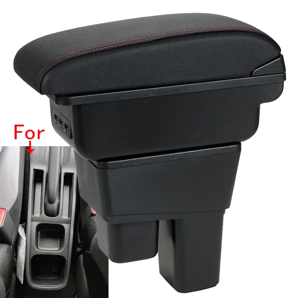 For Honda Jazz Armrest For Honda Fit Jazz 2 Car Armrest Box 2008 2009 2010 2011 2012 2013 Arm Storage Box car Accessories