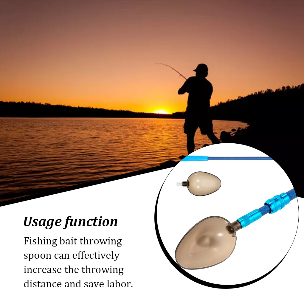 Fishing Bait Throwing Spoon Scoop Seawater Tackle Nesting Supplies