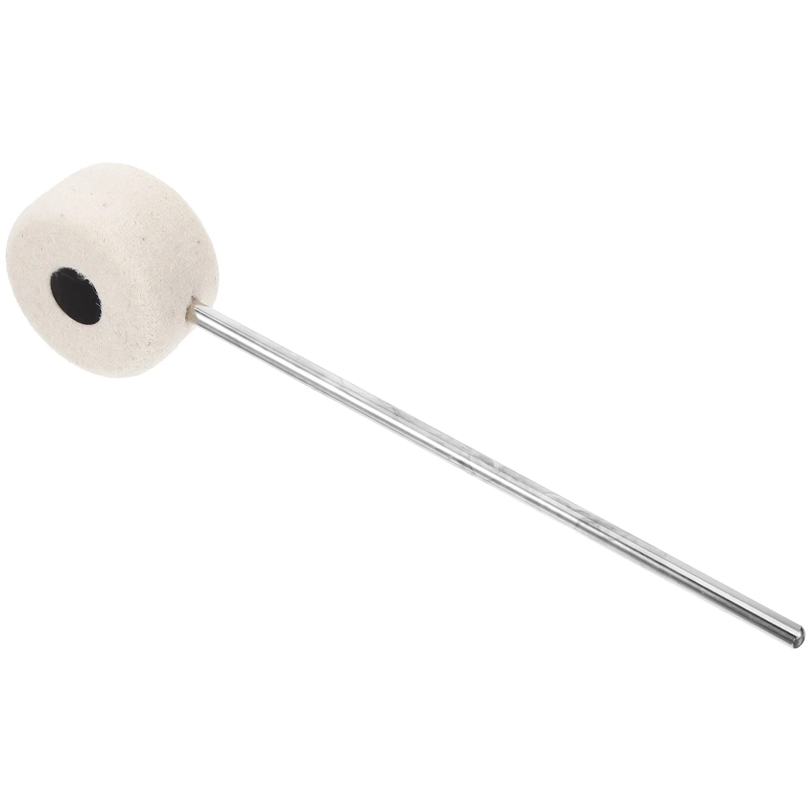 

Silver Drum Pedal Beater Single Double Felt Replacement Kick Bass Accessories Percussion Instrument Parts