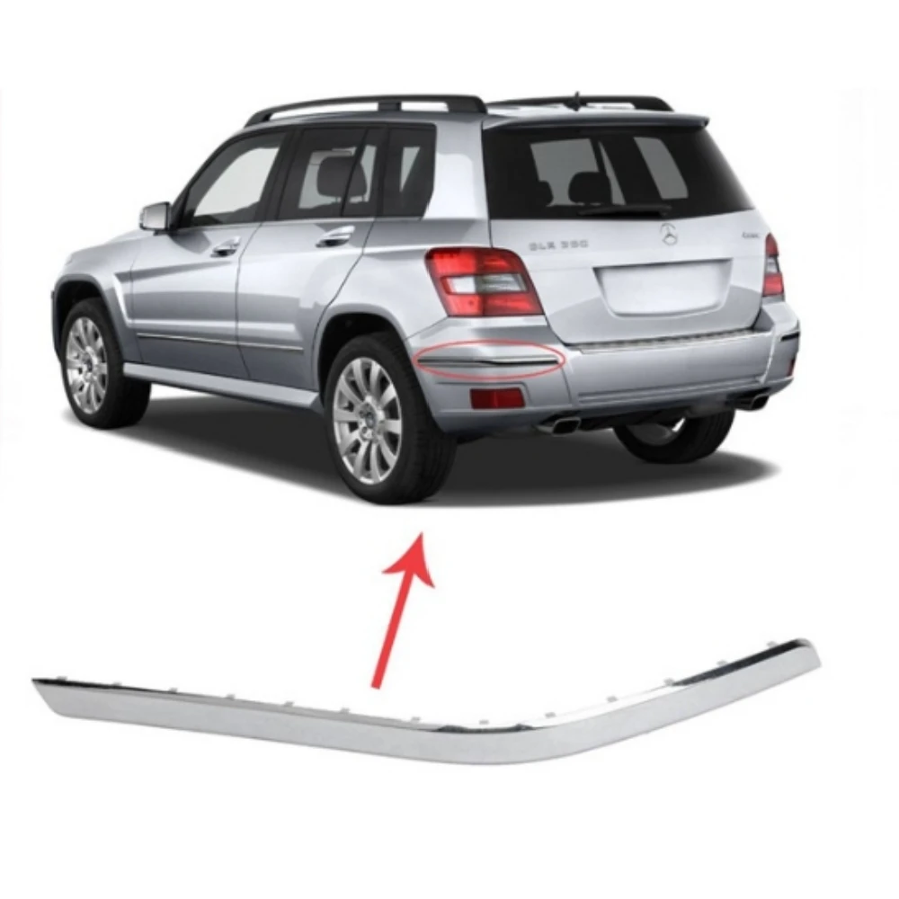 

Rear Bumper Molding Chrome 2048851921 2048852021 For Mercedes Benz X204 W204 2008-2015