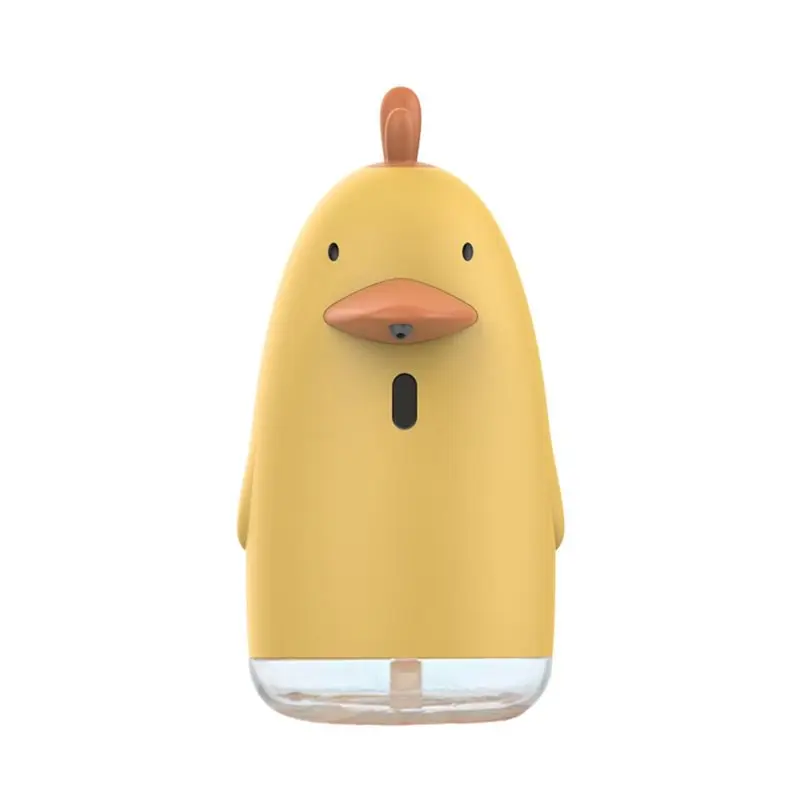 

AT44-Automatic Cartoon Hand-Free Soap Dispenser, Cute Yellow Chicken Touchless Foaming Kids Soap Dispensers