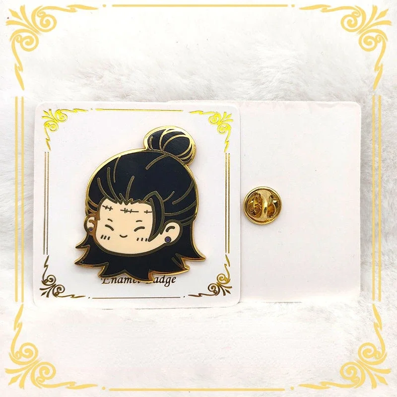 JK Pins Anime Badges Enamel Cartoon Kawaii Yuuji Itadori Megumi Fushiguro Satoru Gojou Sukuna Cosplay Accessories