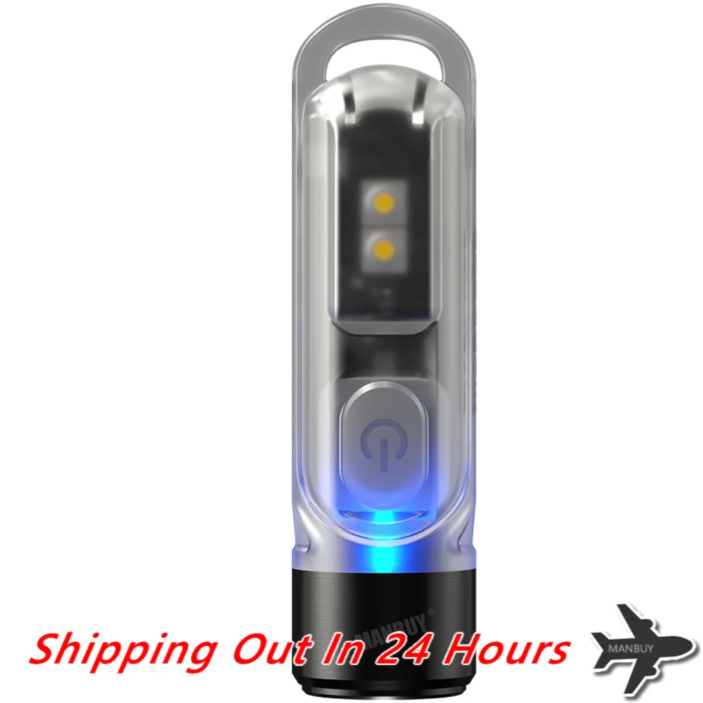 

Nitecore TIKI UV Luminus SST-10-UV light + Warning Flashing USB Rechargeable LED Keylight Built-in Battery Mini Poket Flashlight