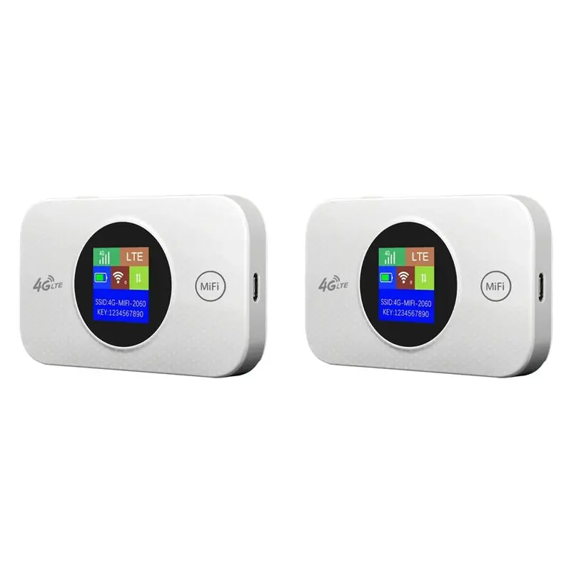 AS95-2X MF968 4G WIFI Hotspot 4G SIM WIFI Router With Sim Card Slot 4G Mini LTE Router Travel Wifi Router 3000Mah 150Mbps