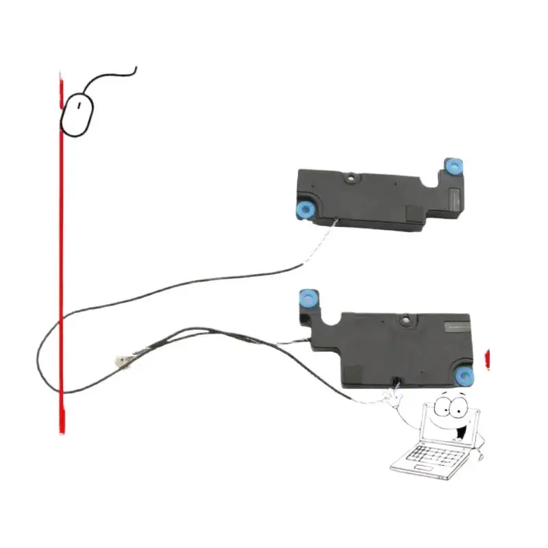 

1 New For Lenovo Thinkpad X1 Carbon 10th Gen Speaker Left and Right 5SB1H02539 =/1