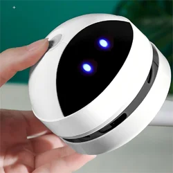 Desk Dust Vacuum with Clean Brush USB Charging for Home Office Table Sweeper Desktop Cleaner Mini Vacuum Cleaner