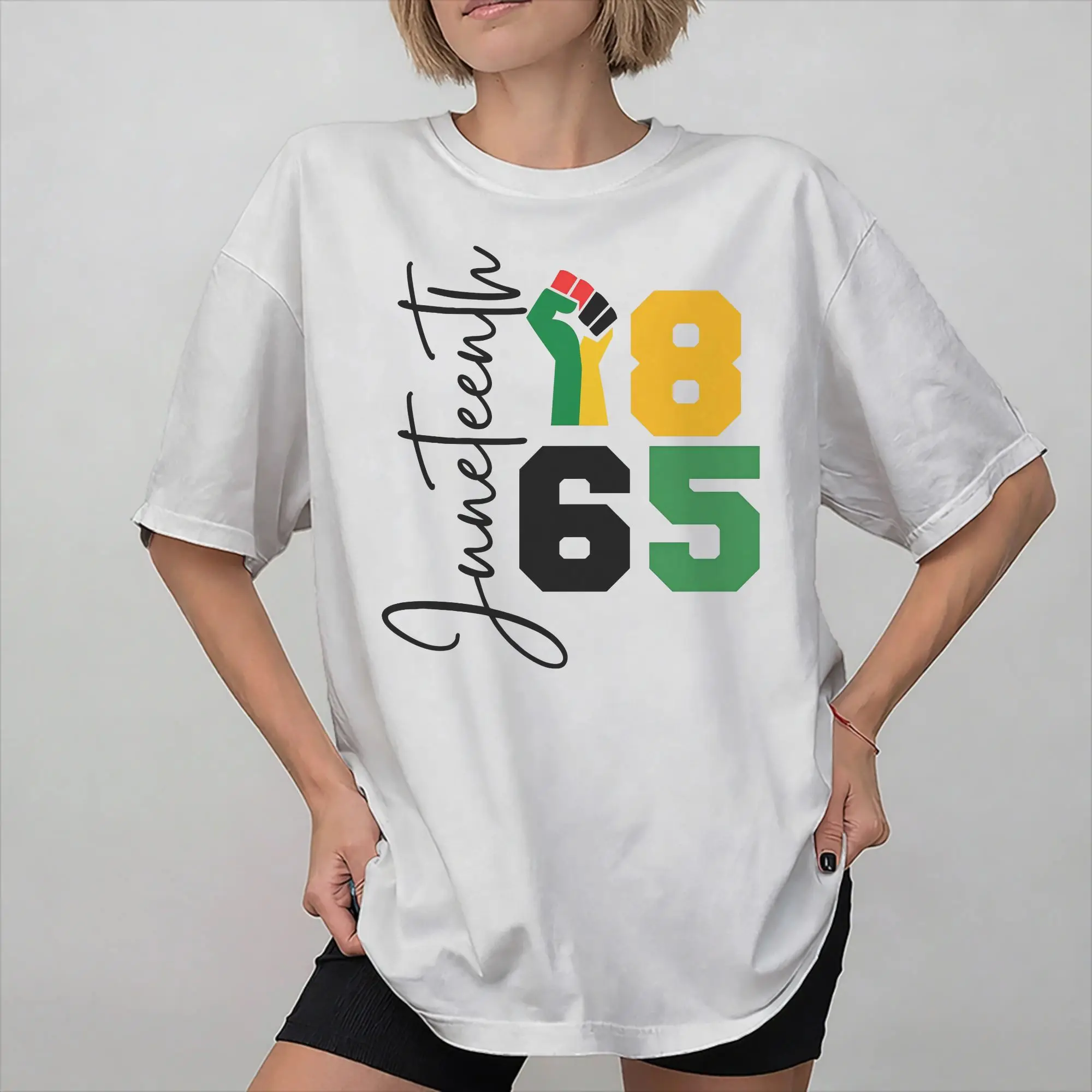 Men Women New Arrival Juneteenth 1865 Rooted In Freedom T Shirt Tee 100% Cotton  T-shirts Clothing