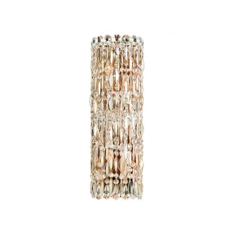 Light luxury crystal Italian bedside wall lamp, high-end simple villa homestay corridor aisle dresser mirror front wall lamp