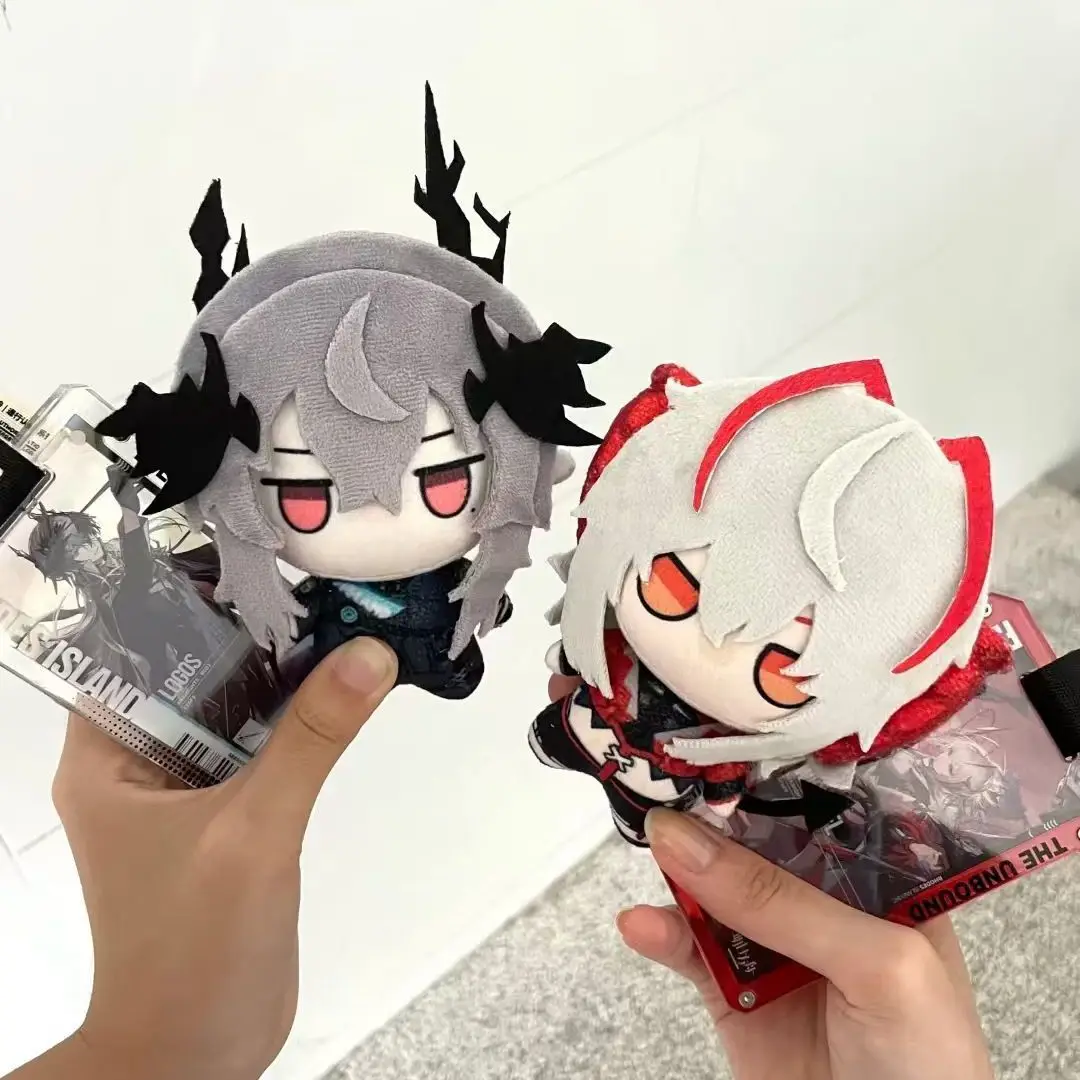 Stuffed Game 10cm Arknights Wisadel Cute Printed Body Cotton Doll Plush Toy for Backpack Pendant Keychain Birthday Gift