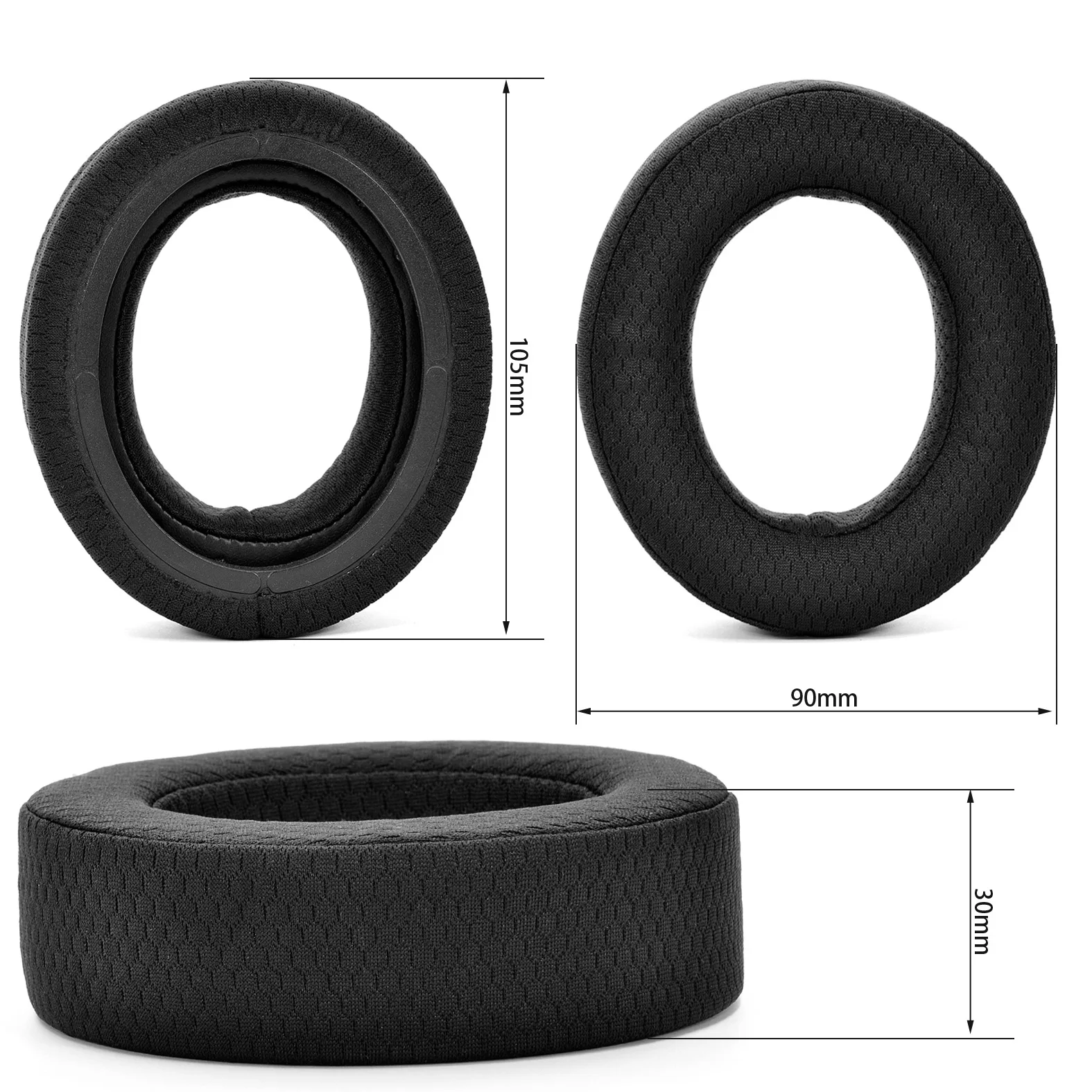 Dikke Comfort Pluche Schuim Oorkussens Compatibel Met Corsair HS50 Pro HS60 Pro HS70 Pro Gaming Headset Vervanging Reparatie Reserveonderdelen