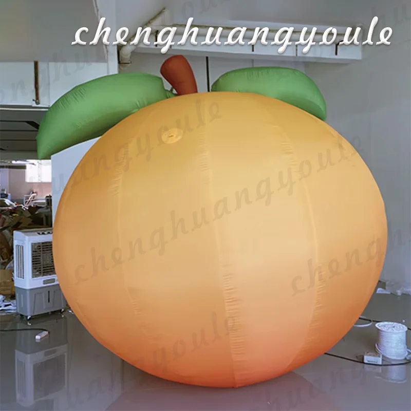 

Inflatable yellow peach air model fruit air model outdoor mall square activity decorative props