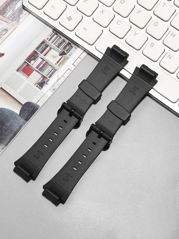 Pai Strap for C-asio Electronic Watch AQ-160 AQ-163 Series Silicone Watch Strap 17mm